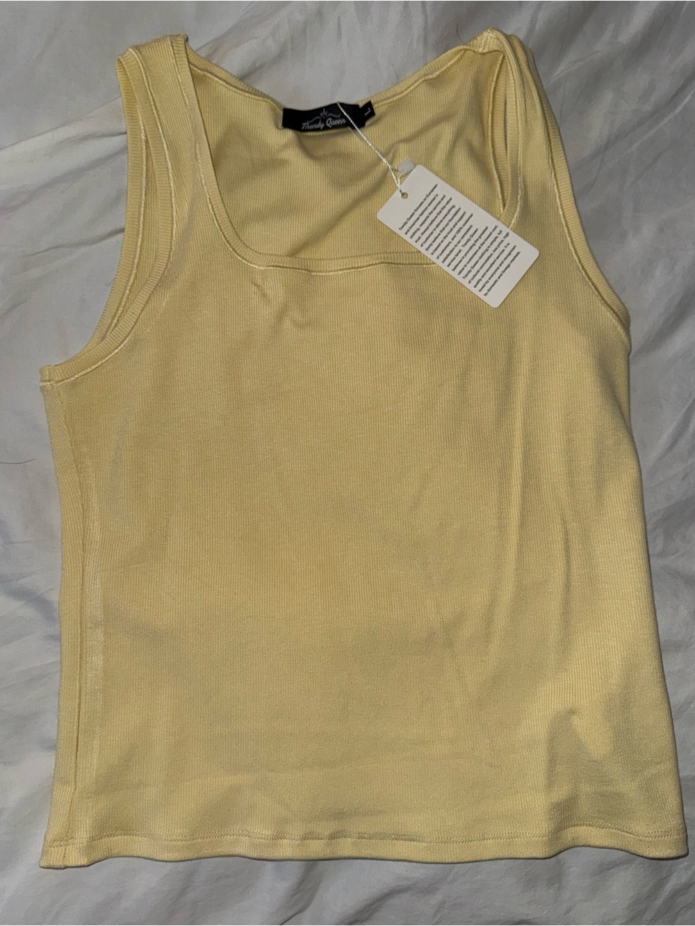 Butter Yellow tank top